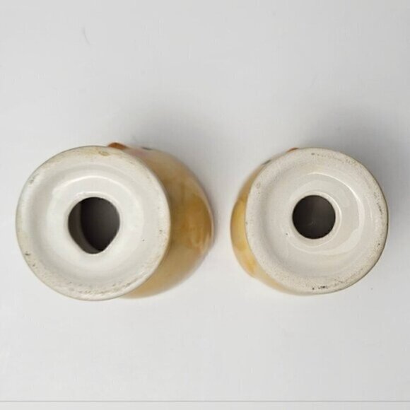 Vintage Chick Egg Cups – Pink Bow Ceramic Set of 2 | Kawaii Easter Decor - Picture 9 of 9